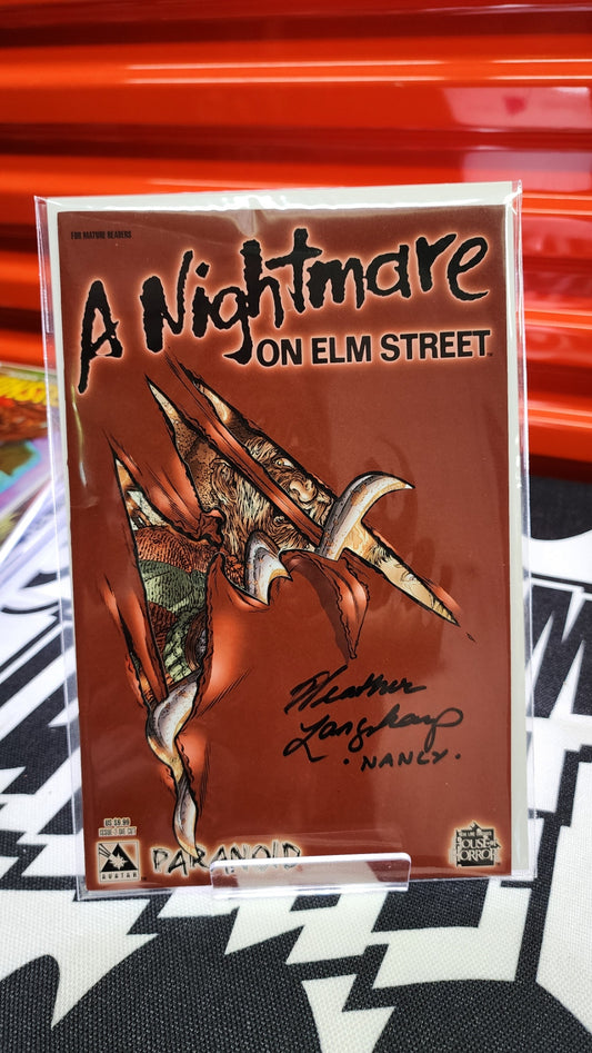 Nightmare on Elm Street: Paranoid #2 signed by Heather Langenkamp