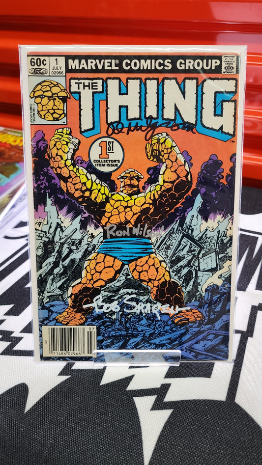 The Thing #1 - Autographed by Ron Wilson, Al Milgrom, Bob Sharen