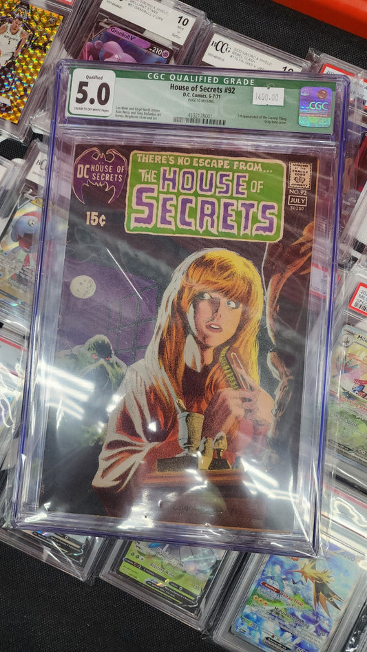 CGC 5.0 Qualified Grade - House of Secrets #92 (1971)