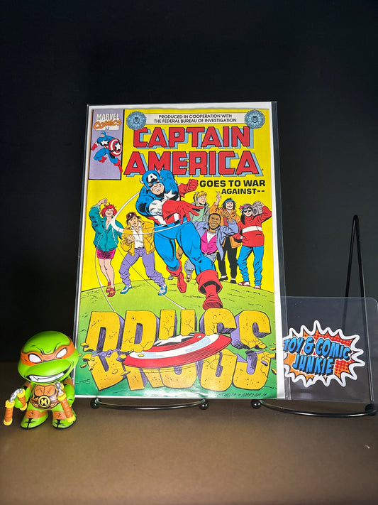 Captain America: Goes to war against Drugs #1a