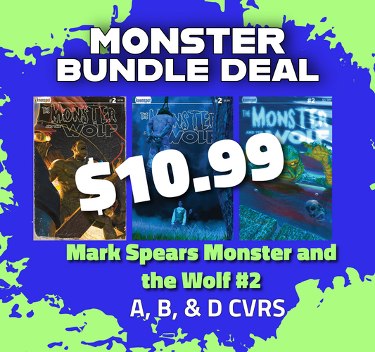 MARK SPEARS MONSTERS THE MONSTER & THE WOLF #2 CYBER MONDAY BUNDLE